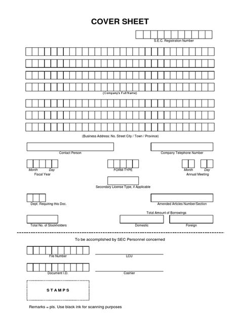 cover sheet for registration sec xls|SEC Cover Sheet .